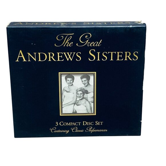 The Great Andrews Sisters 3 CD Box Set Classic Performances - Picture 1 of 7